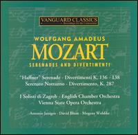 Mozart: Serenades and Divertimenti von Various Artists