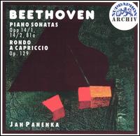 Beethoven: Piano Sonatas, Opp. 14/1, 14/2, 81a; Rondo a Capriccios, Op. 129 von Jan Panenka