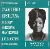 Mascagni: Cavalleria Rusticana von Grace Bumbry