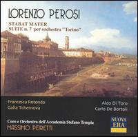 Lorenzo Perosi: Stabat Mater; Suite n. 7 "Torino" von Massimo Peiretti