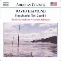 David Diamond: Symphonies Nos. 2 & 4 von Gerard Schwarz