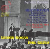 Beethoven: Sonatas for Violin & Piano von Leonid Kogan