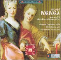 Porpora: Sonate XII di violino e basso (1754) von Giovanni Guglielmo