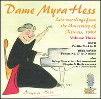 Live Recordings from the University of Illinois, 1949, Vol. 3 von Myra Hess