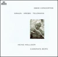 Graun, Krebs, Telemann: Oboe Concertos von Heinz Holliger