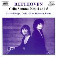 Beethoven: Cello Sonatas Nos. 4 & 5 von Maria Kliegel