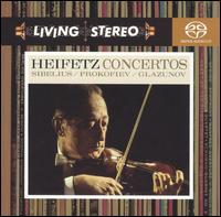 Sibelius, Prokofiev, Glazunov: Violin Concertos von Jascha Heifetz