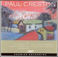 Paul Creston: Janus Violin Concerto No. 2; Symphony No. 4 von Albany Symphony Orchestra