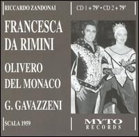 Riccardo Zadonai: Francesca da Rimini von Magda Olivero