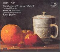 Haydn: Symphonies no. 91 & 92 "Oxford"; Scena di Berenice von René Jacobs