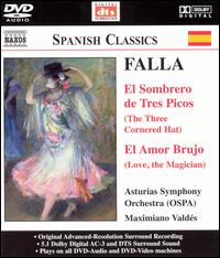 Falla: El Sombrero de Tres Picos; El Amor Brujo [DVD Audio] von Maximiano Valdes