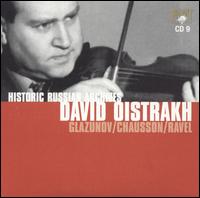 Glazunov, Chausson, Ravel von David Oistrakh