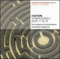 Haydn: Symphonies Nos. 77 & 76 von Christopher Hogwood