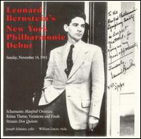 Leonard Bernstein's New York Phiharmonic Debut von Leonard Bernstein