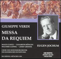 Verdi: Messa da Requiem von Eugen Jochum