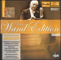 Mozart: Serenata notturna, K339; Flute Concerto, K313; Posthorn Serenade, K320 von Günter Wand