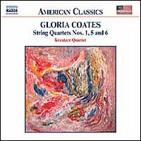 Gloria Coates: String Quartets Nos. 1, 5, 6 von Kreutzer Quartet