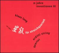 Klaus Lang: Sei-jaku für streichquartett von Arditti String Quartet