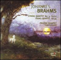 Johannes Brahms: String Quartet No. 3, Op. 67; Piano Quintet, Op. 34 [Hybrid SACD] von Prazák Quartet