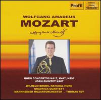 Mozart: Horn Concerto K417, K447, K 495; Horn Quintet K407 von Wilhelm Bruns