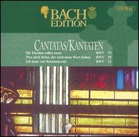 Bach Edition: Cantatas BWV 75, BWV 59 & BWV 21 von Pieter Jan Leusink