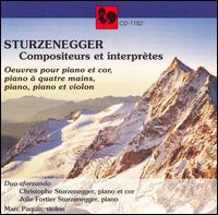 Sturzenegger: Compositeurs et interprètes von Duo sforzando