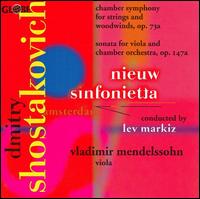 Shostakovich: Chamber Symphony, Op. 73a; Sonata for Viola & Chamber Orchestra, Op. 147a von Lev Markiz