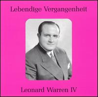 Lebendige Vergangenheit: Leonard Warren, Vol. 4 von Leonard Warren