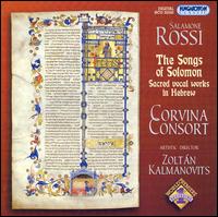 Salomine Rossi: The Songs of Solomon von Corvina Consort