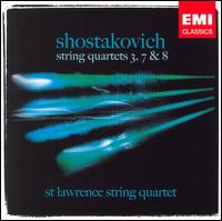 Shostakovich: String Quartets 3, 7 & 8 von St. Lawrence String Quartet