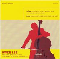 Misek: Sonata No. 2 in E minor, Op. 6; Bach: Unaccompanied Suites No. 3 & No. 5 von Owen Lee