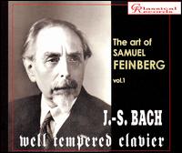 J.S. Bach: Well Tempered Clavier von Samuel Feinberg