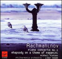 Rachmaninov: Piano Concerto No. 1; Rhapsody on a theme of Paganini von Mikhail Pletnev