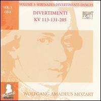 Mozart: Complete Works, Vol. 3 - Serenades, Divertimenti, Dances, Disc 4 von Jiri Malat