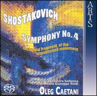 Shostakovich: Symphony No. 4 [Hybrid SACD] von Oleg Caetani