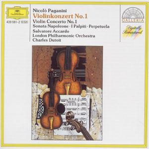 Paganini: Violin Concerto No. 1; Sonata Napoleone; I Palpiti; Perpetuela von Salvatore Accardo