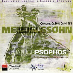 Mendelssohn: Quatours Op. 80 & Op. 44 No. 1 von Psophos Quartet