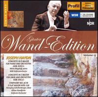 Joseph Haydn: Concerto in D major for Piano; Concerto in C major for Oboe; Symphony No. 76 von Günter Wand