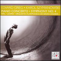 Edvard Grieg: Piano Concerto; Karol Szymanowski: Symphony No. 4 von Adrian Leaper