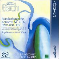 Bach: Brandenburgische Konzerte Nr. 5 & 6, BWV 1050 & 1051; Tripelkonzert, BWV 1044 [Hybrid SACD] von Diego Fasolis