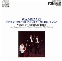 Mozart: Divertimento in E-flat Major, KV 563 von Mozart String Trio