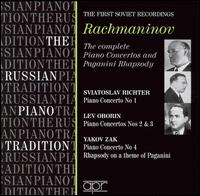 Rachmaninov: Complete Piano Concertos; Paganini Rhapsody von Various Artists