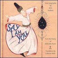 Say I Am You: Four Song Cycles by W. A. Mathieu von W.A. Mathieu