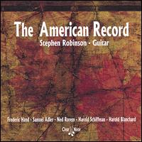 The American Record von Stephen Robinson