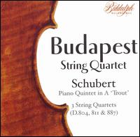 Schubert: Piano Quintet in A 'Trout' von Budapest Quartet