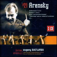 Arensky: Symphonies Nos. 1 & 2; Variations on a Theme of Tchaikovsky von Evgeny Svetlanov