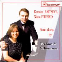 Piano Duets by Brahms & Schumann von Katerina Zaitseva