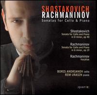 Shostakovich, Rachmaninov: Sonatas for Cello & Piano von Boris Andrianov