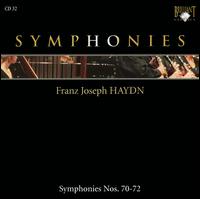 Franz Joseph Haydn: Symphonies Nos. 70-72 von Adam Fischer