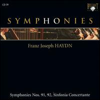 Franz Joseph Haydn: Symphonies Nos. 91-92; Sinfonia Concertante von Adam Fischer